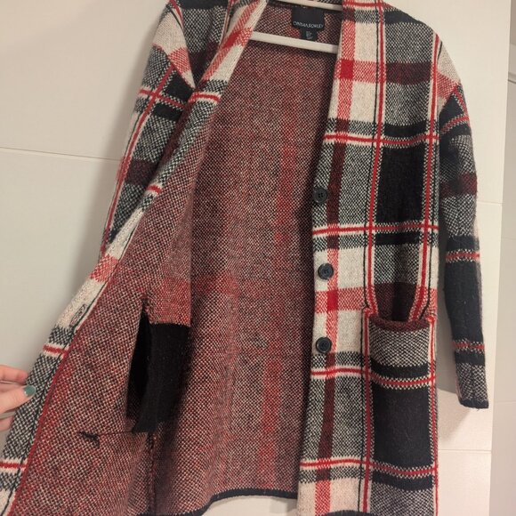 Long Plaid Coat - Picture 6 of 10